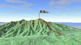 愛鷹山ルートマップ