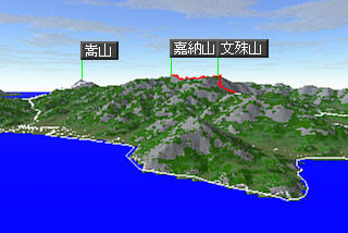 文珠山マップ
