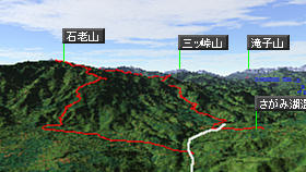 石老山マップ