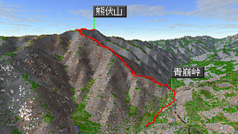 熊伏山マップ