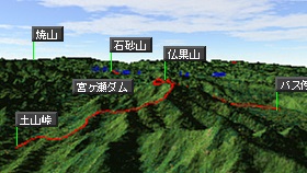 仏果山マップ