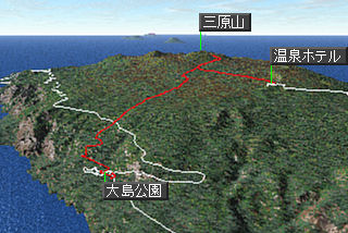 三原山マップ