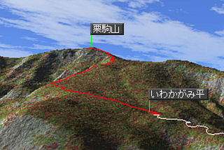 栗駒山マップ
