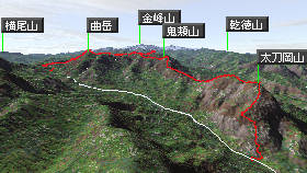 曲岳マップ