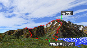竜ヶ岳マップ