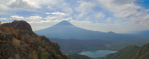 富士と西湖