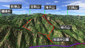 滝子山マップ