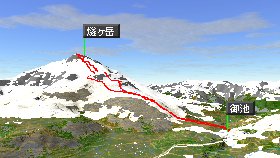 燧ヶ岳マップ
