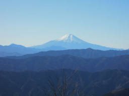 大岳山頂からの富士
