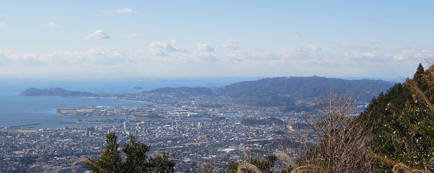五井山頂からの眺望