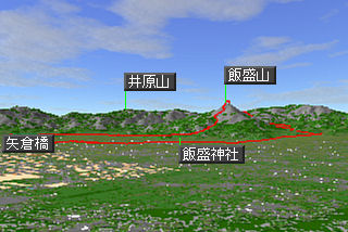 飯盛山マップ