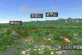 崇台山マップ