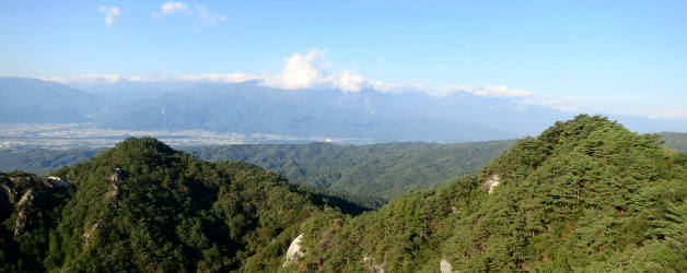 弥三郎岳からの眺望