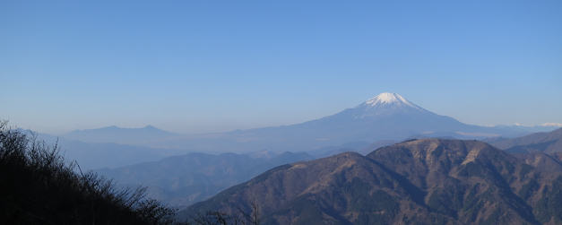 大山山頂からの富士