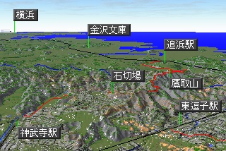 鷹取山マップ