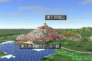 津久井城山マップ