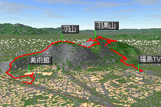 信夫山マップ