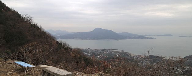 伊豆里峠からの眺望