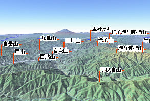 秀麗富嶽十二景map