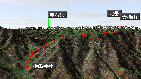 大栃山マップ