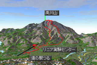 高川山マップ